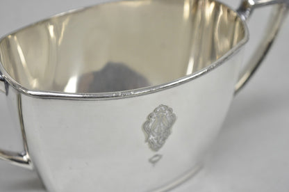 Antique Community Silver Plated Art Deco Birds of Paradise Tea Service Set 3 Pcs