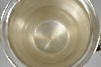 Mid Century Modern Silver Plated Twin Handle Urn Champagne Chiller Ice Bucket