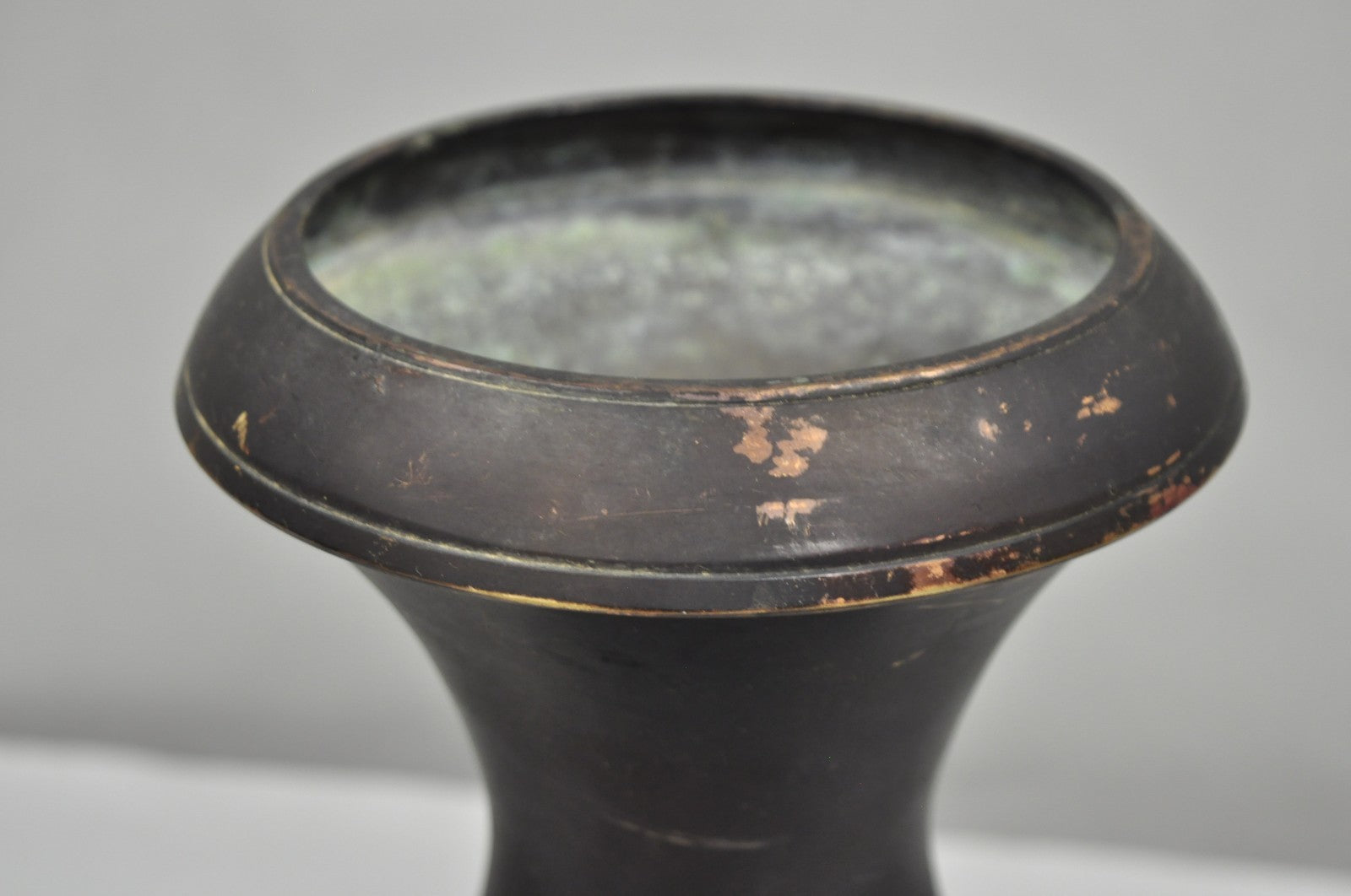 Vintage Brass French Classical Style Small Table Top Urn Form Flower Vase
