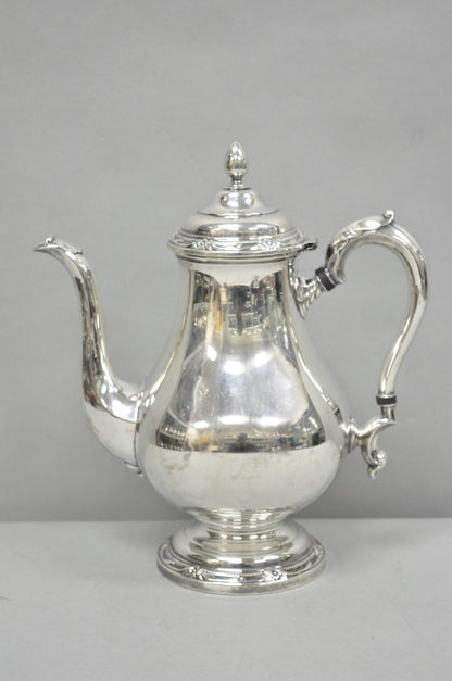 Vintage Rogers Bros. "Remembrance" Silver Plated Victorian Coffee Pot Teapot