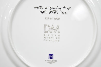 Frank Stella David Mirvish Designs Vortex Engravings 5-8 Indigo Plate - Set of 4