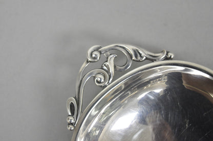 Vintage Denmark Gidom Fraberg Designed Silver Plated Narrow Trinket Candy Dish