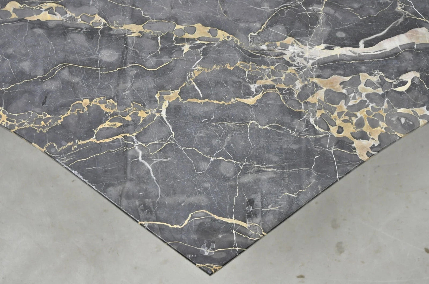 Vintage Custom Heart Shaped Italian Marble Top Hollywood Regency Coffee Table