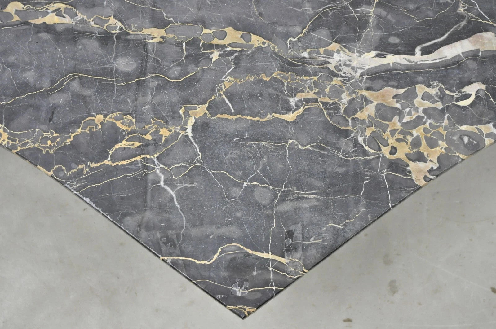 Vintage Custom Heart Shaped Italian Marble Top Hollywood Regency Coffee Table