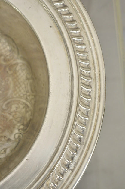 Vintage Victorian Silver Plated Covered Vegetable Serving Dish Platter Bowl