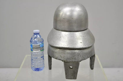 Vintage Vogue New York Aluminum 22 450 Woman's Hat Block Mold Form Millinery D