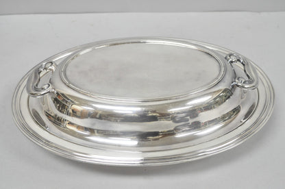 Vintage Wallace N6706 Silver Plated Large Oval 15" Covered Serving Dish