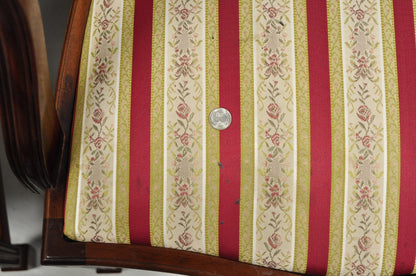 Vintage Sheraton Federal Mahogany Shield Back Dining Room Chairs - Set of 6