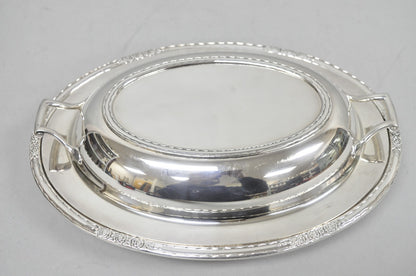 International Silver Co "Camille" Silver Plated Covered Vegetable Serving Dish