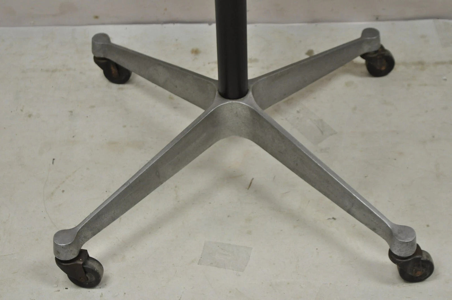 Vintage Herman Miller Eames Mid Century Modern Rolling Contract Base Side Table