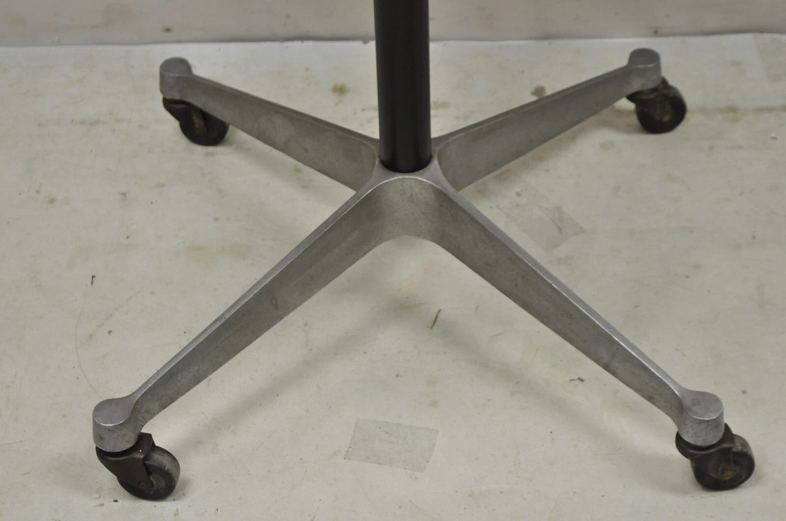 Vintage Herman Miller Eames Mid Century Modern Rolling Contract Base Side Table