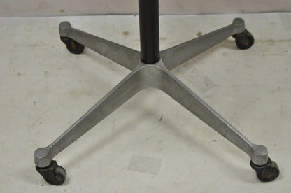 Vintage Herman Miller Eames Mid Century Modern Rolling Contract Base Side Table