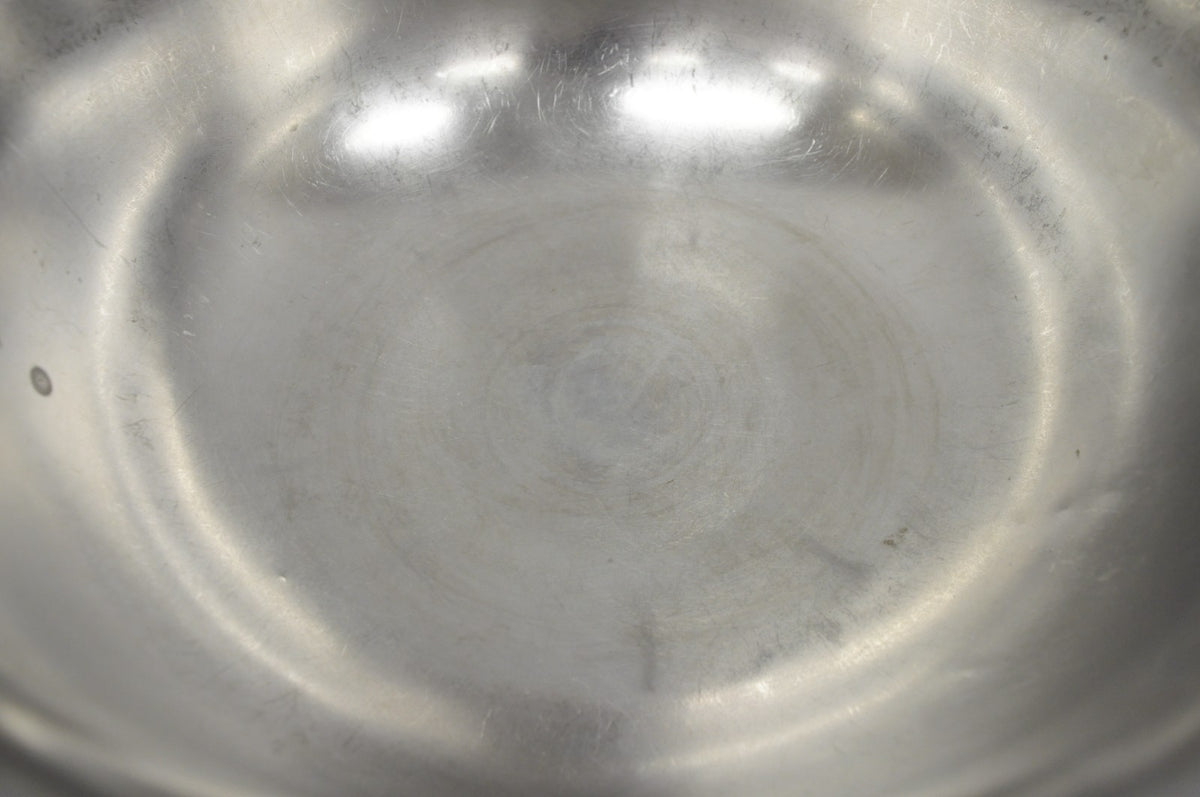 Vintage Modern Stainless Steel Metal Punchbowl Champagne Wine Chiller Ice Bucket