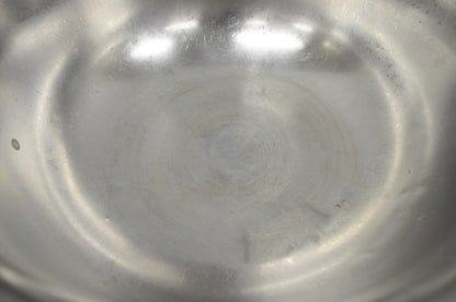 Vintage Modern Stainless Steel Metal Punchbowl Champagne Wine Chiller Ice Bucket
