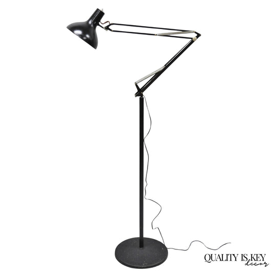 Vintage Luxo Pixar Style Mid Century Modern Articulating Drafting Floor Lamp (B)