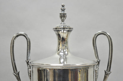 Antique English Regency Silver Plated Trophy Cup Urn Coffee Beverage Samovar