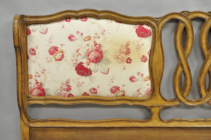 French Country Provincial Hollywood Regency Pretzel Scroll King Sz Bed Headboard