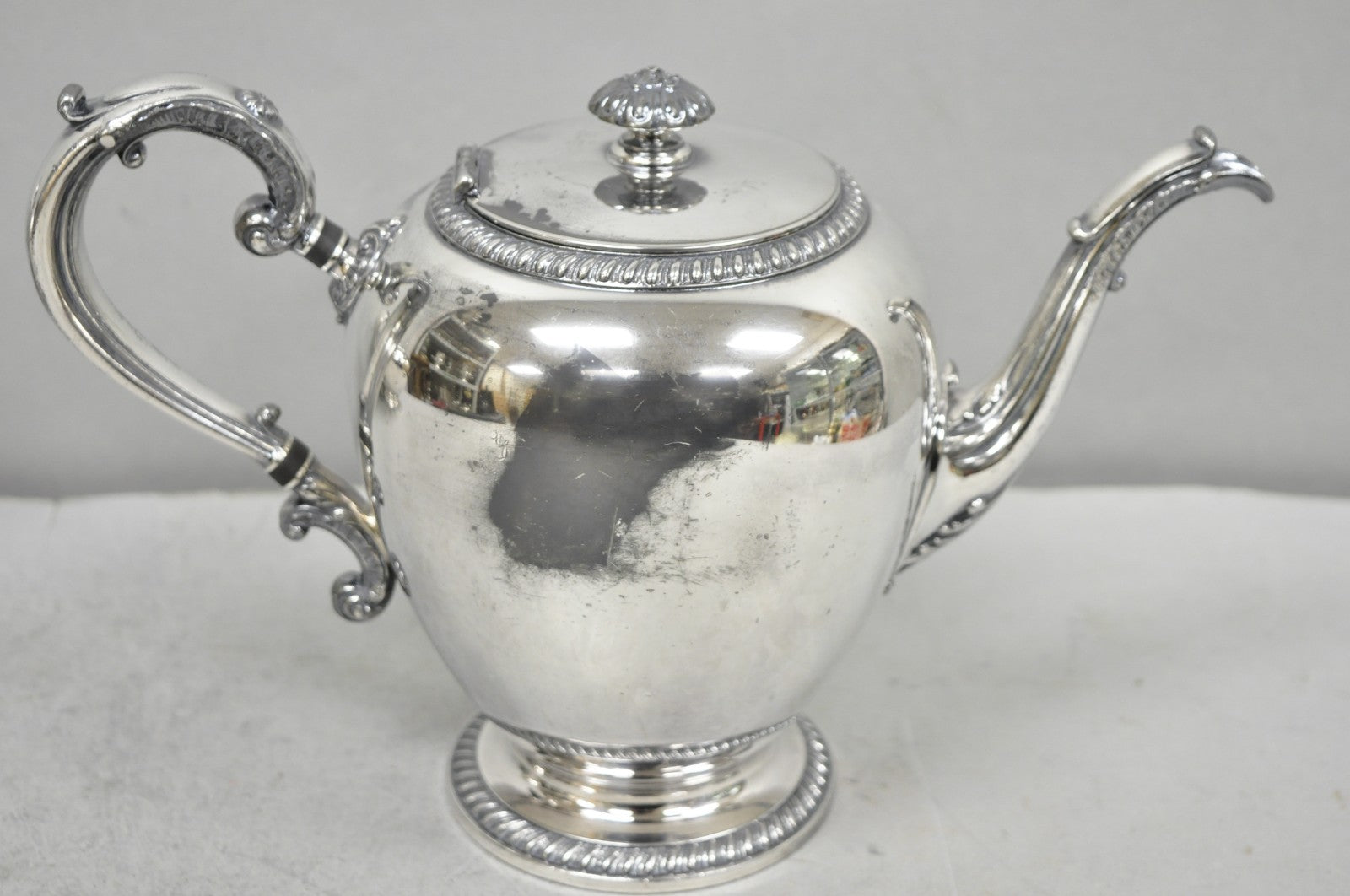 Antique Reed & Barton 4090 Silver Plated Victorian Tea Service  - 5 Pc Set
