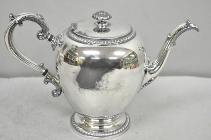 Antique Reed & Barton 4090 Silver Plated Victorian Tea Service  - 5 Pc Set