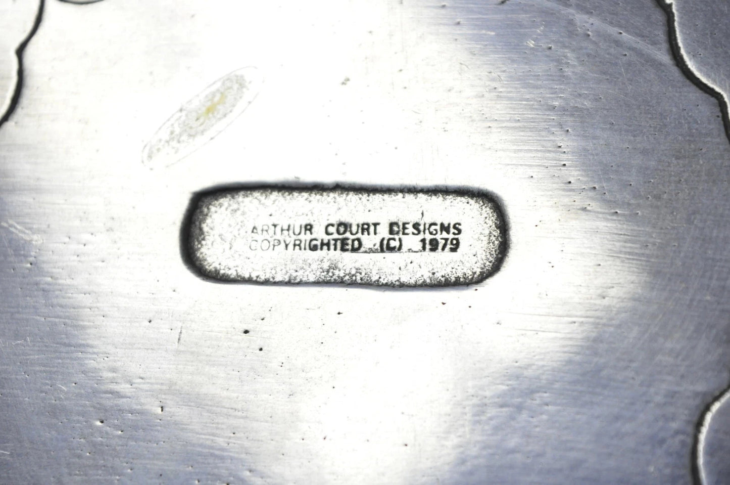 Vintage Arthur Court 1979 Cabbage Lettuce Tureen Serving Bowl Spoon Platter 3 pc