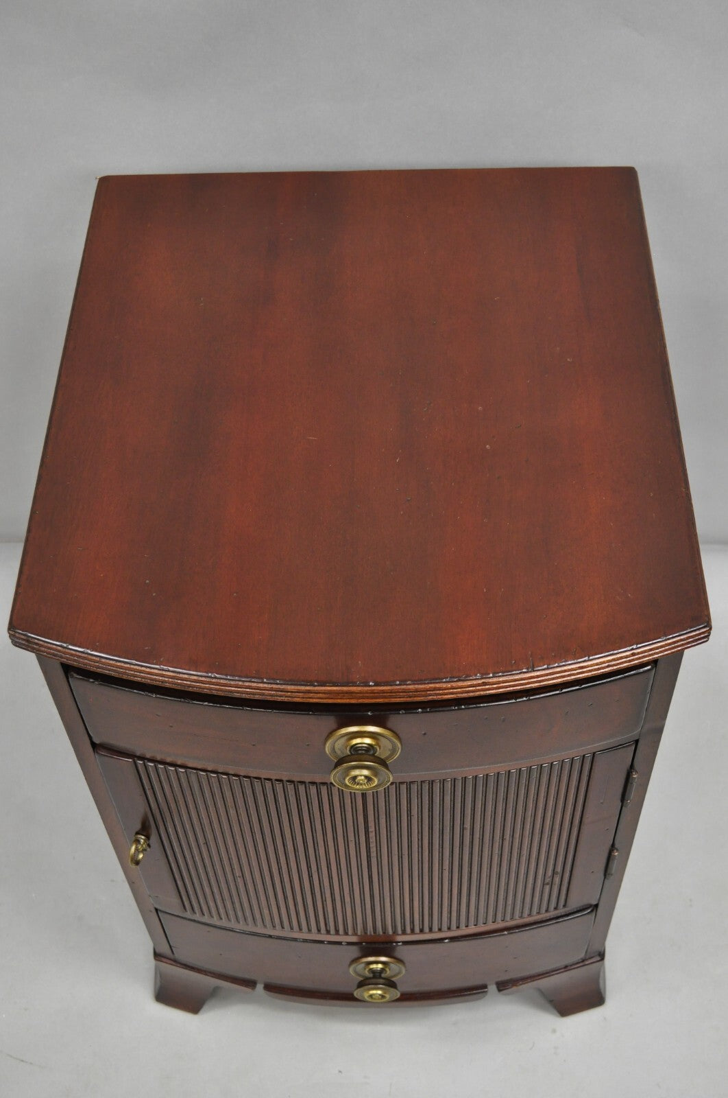 Palmer Home Collection Lexington Furniture Mahogany Bowfront Commode Nightstand