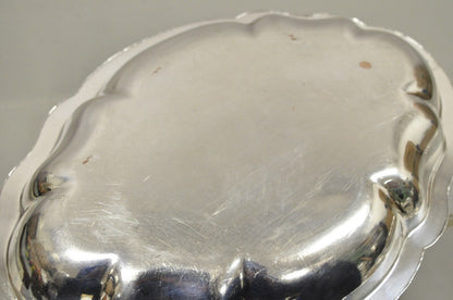 Vintage Silver Plated English Victorian Style Lidded Vegetable Serving Platter
