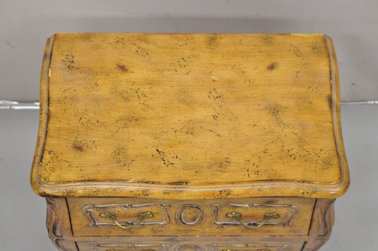 Vintage Italian Commode Jewelry Box Chest Miniature French Louis XV Style