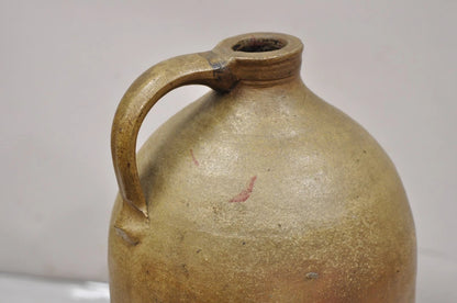 Antique Stoneware Pottery 2 Gallon Water Jug Pitcher Cobalt Blue Painted "2"
