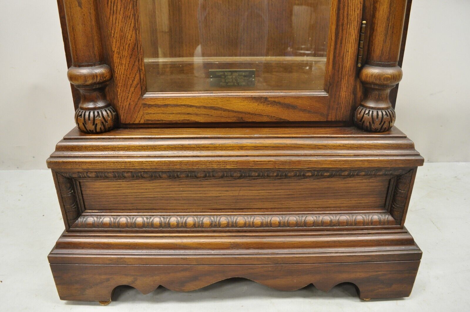The Walden Ridge Ridgeway Grandfather Clock Oak Tall Case
