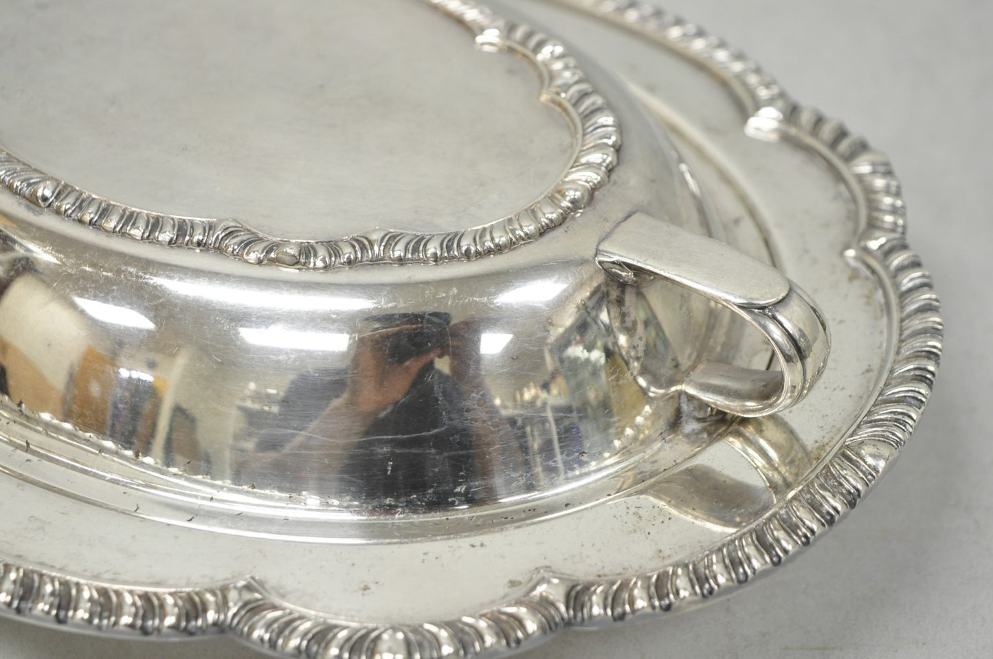 Vintage Sheffield Victorian Silver Plated Covered Vegetable Serving Dish