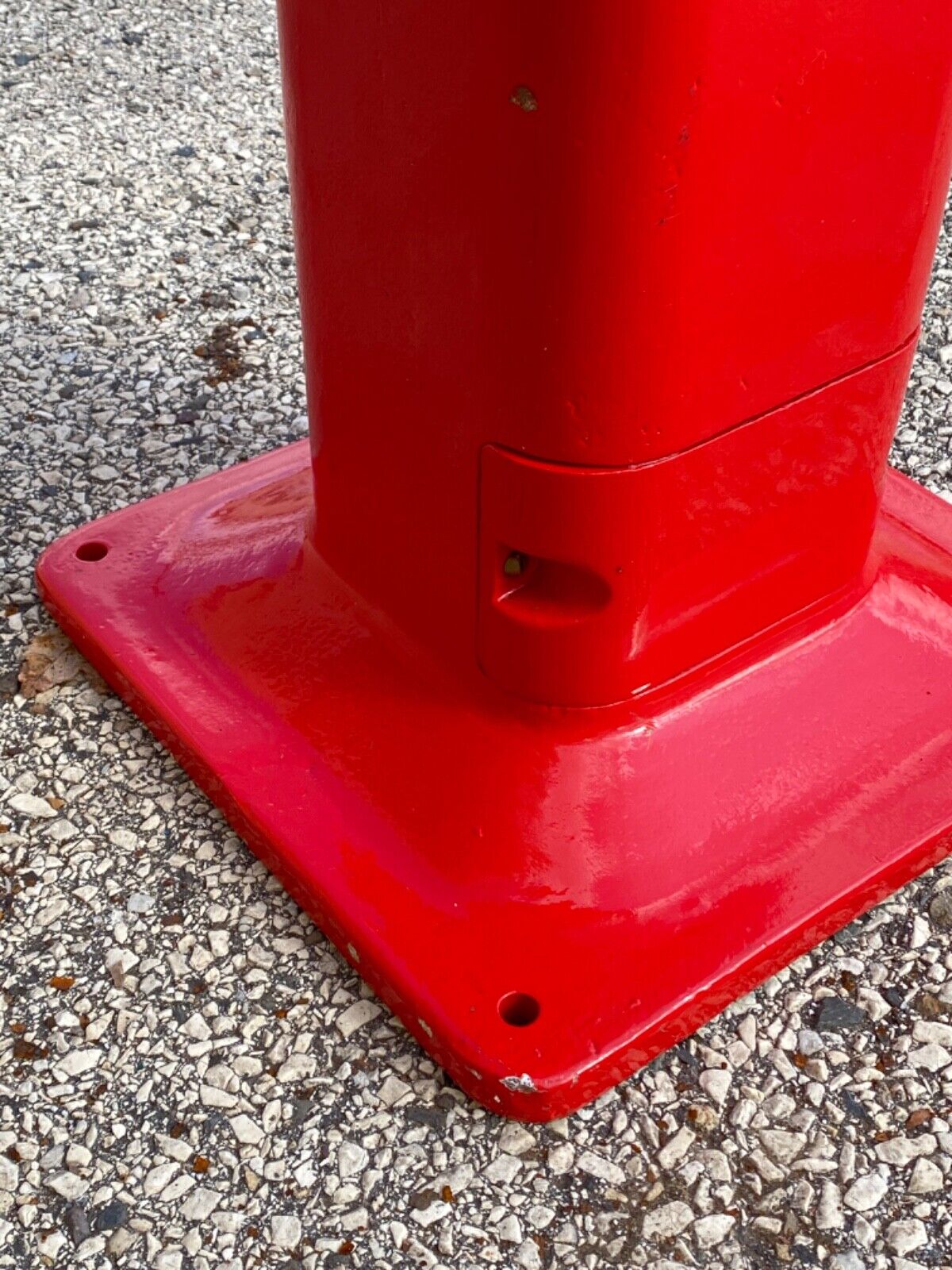 Antique Gilbert & Barker Red Self Measuring Type 208 Vintage Curbside Gas Pump