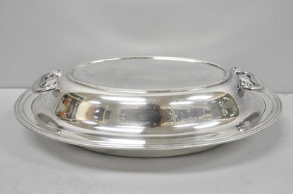 Vintage Wallace N6706 Silver Plated Large Oval 15" Covered Serving Dish