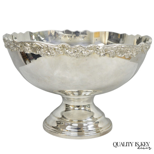 F.B. Rogers Victorian Silver Plated Bar Punch Bowl Ice Bucket Champagne Chiller