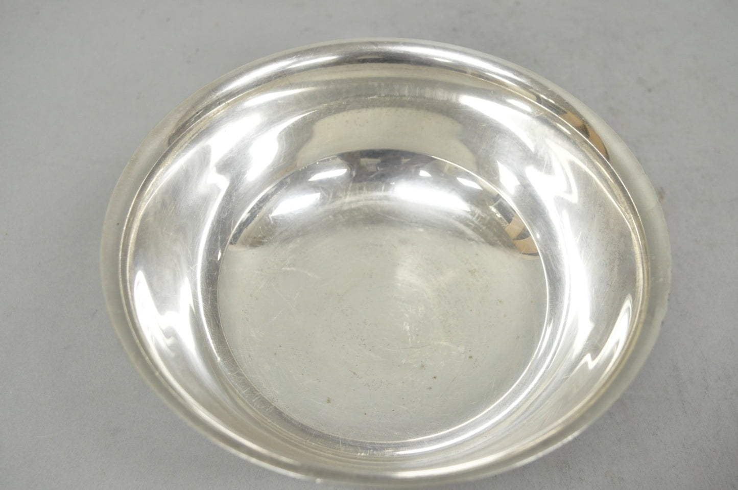 Vintage Mid Century Modern Gorham YC780 8" Silver Plated Serving Bowl (B)