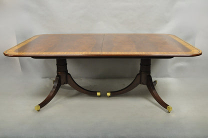 Baker Stately Homes Collection Georgian Duncan Phyfe Mahogany Dining Room Table