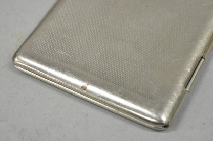Vintage Art Deco Silver Plated Elegant Cigarette Case Holder Made in England