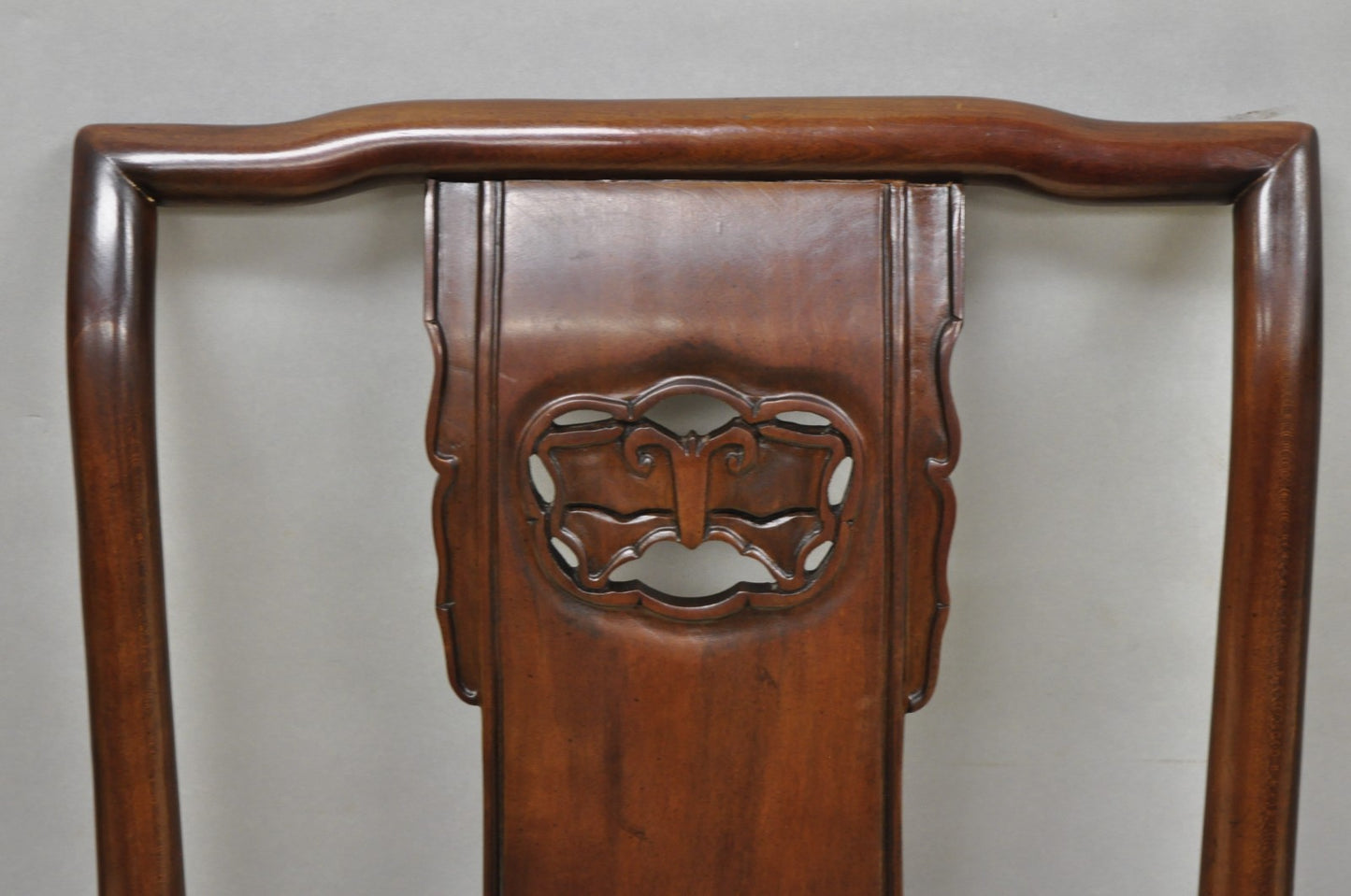 Vintage Drexel Heritage Oriental Ming Treasures Mahogany Dining Chair - Set of 4