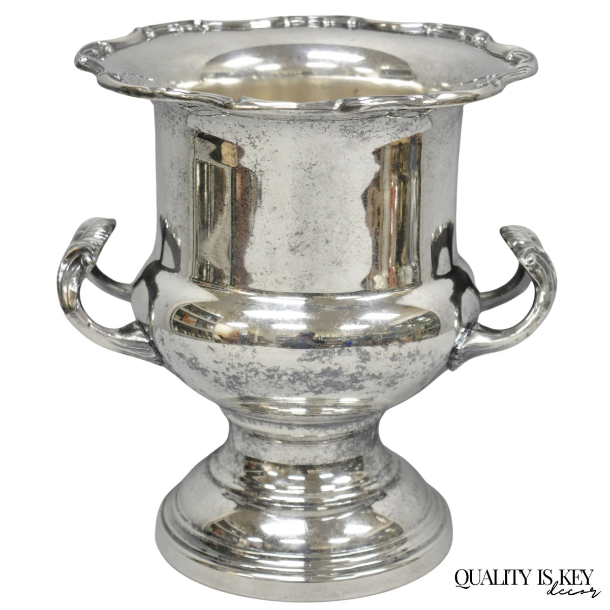 Vintage Victorian Silver Plated Trophy Cup Urn Champagne Chiller Bar Ice Bucket