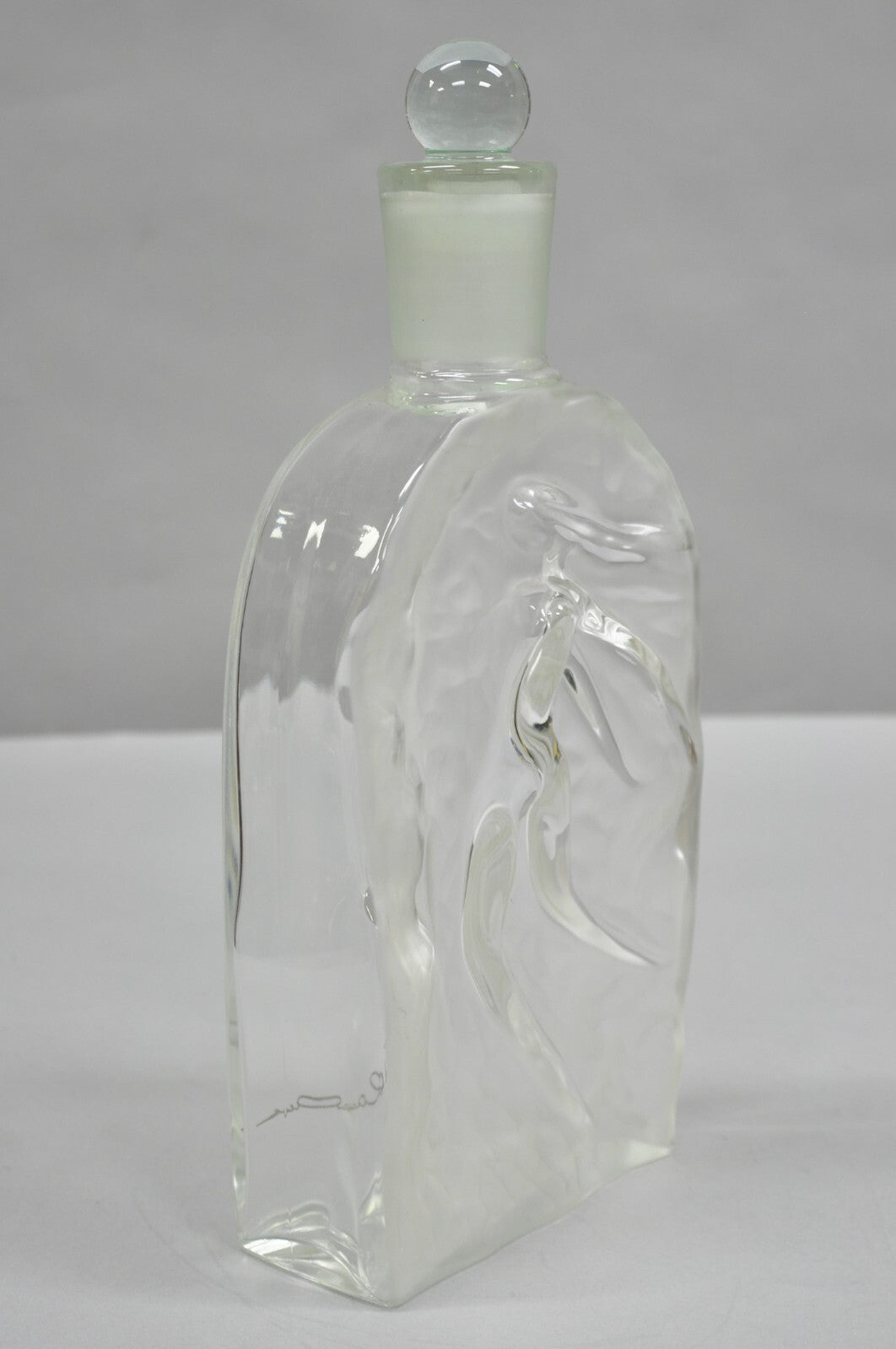 Vintage Large 14" Glass Dummy Bottle “Fleur d’ Eau” by Rochas Perfume Display