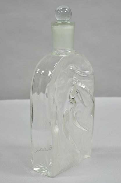 Vintage Large 14" Glass Dummy Bottle “Fleur d’ Eau” by Rochas Perfume Display