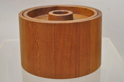Vintage Dansk Quistgaard Mid Century Danish Modern Teak Wood Lidded Ice Bucket