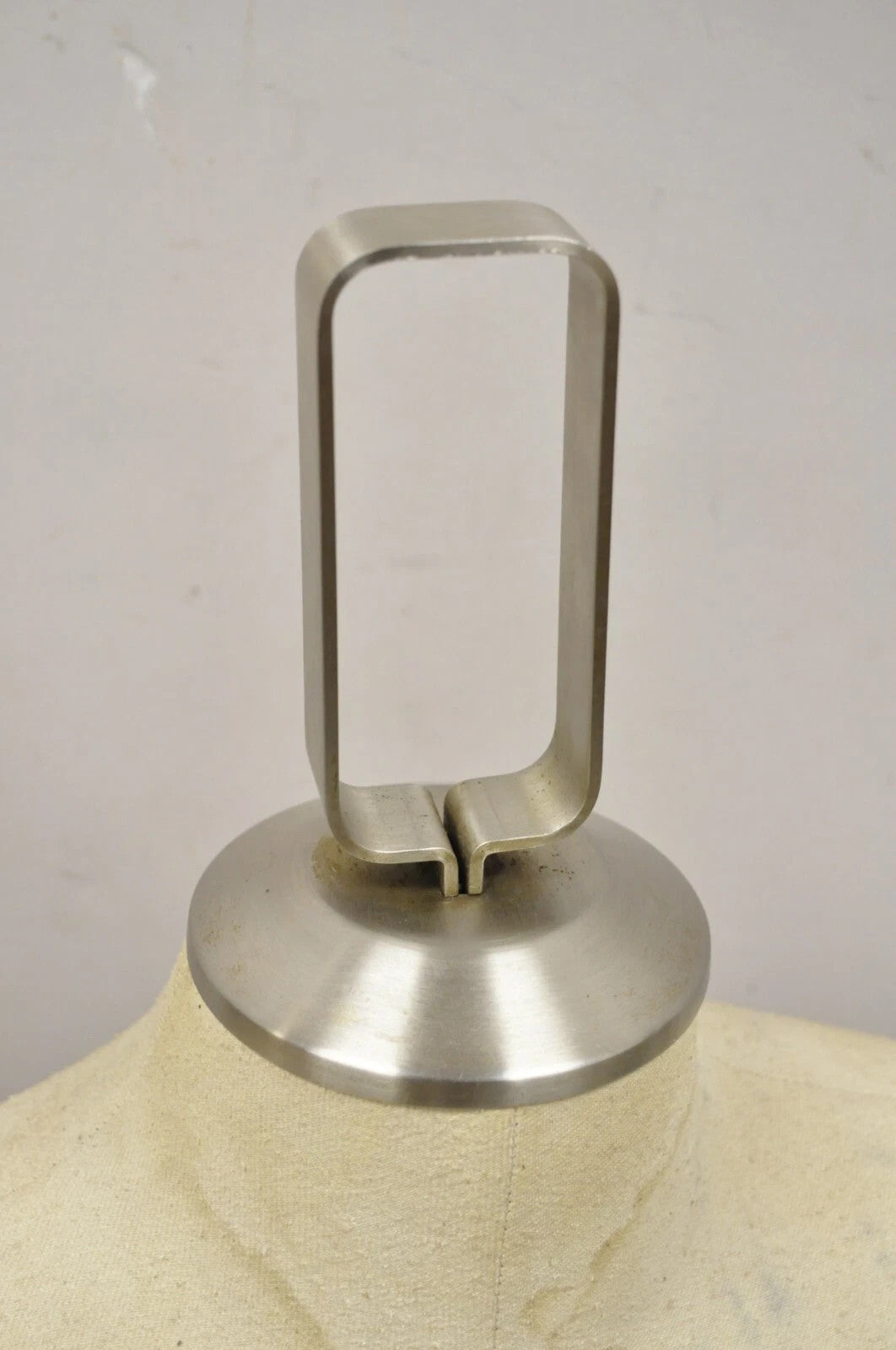 Counter Top Torso Dress Form Mannequin on Revolving Pedestal Base