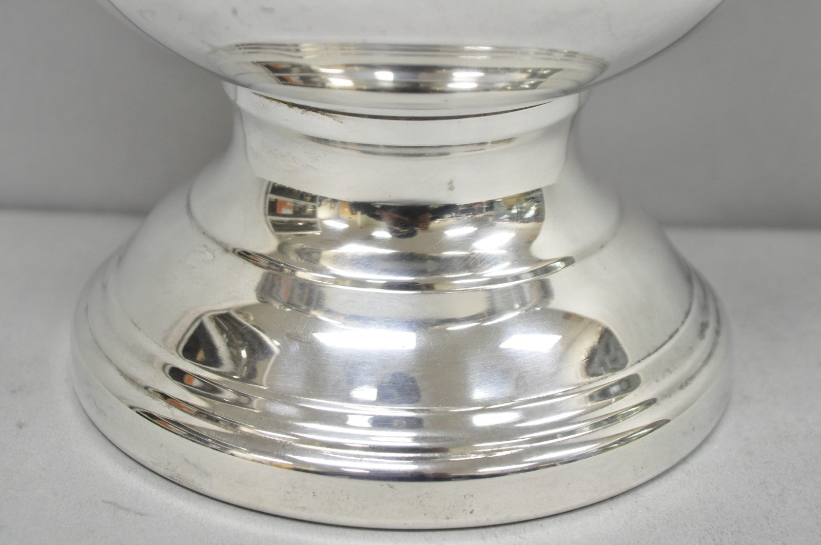 Vintage Leonard Silver Plated Trophy Cup Champagne Chiller Ice Bucket Engraved