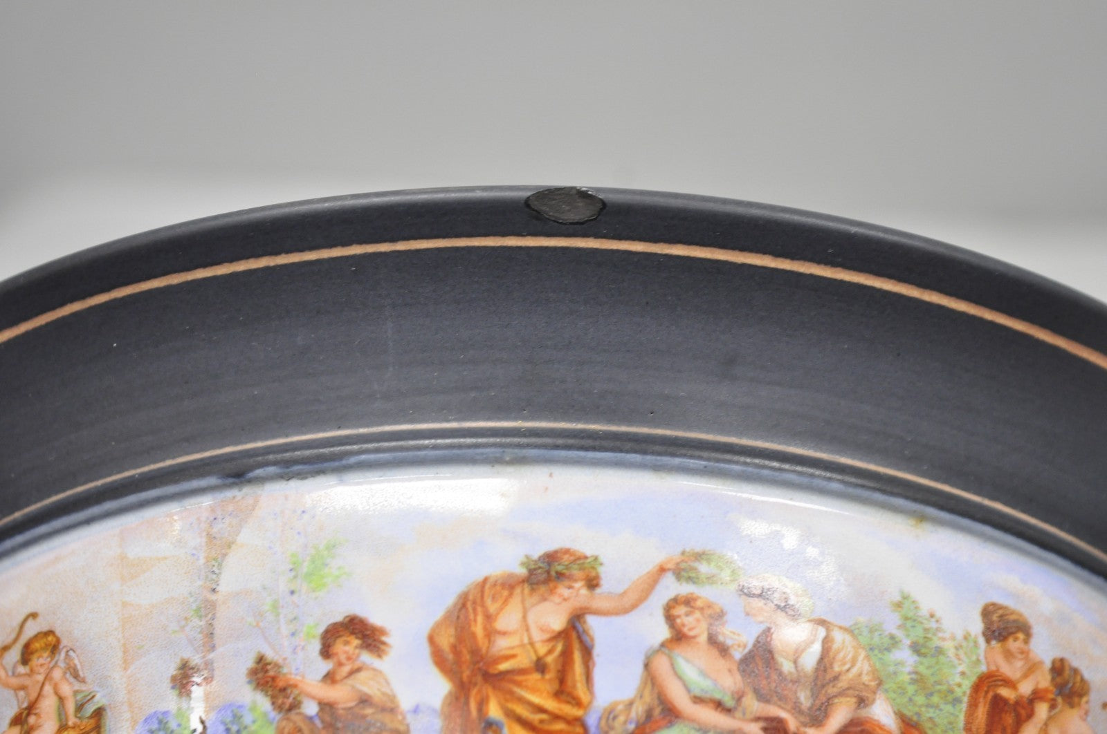 Ceramiche Florentine Italian Neoclassicall Terracotta Pottery Compote Dish, Pair