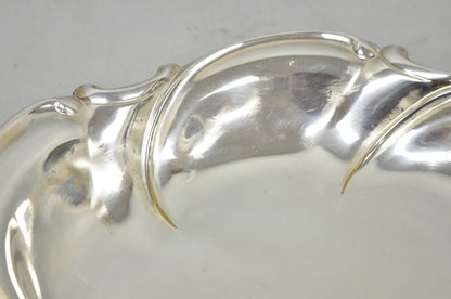 Vintage Caravelle Victorian Style Silver Plated Scalloped Serving Dish Bowl