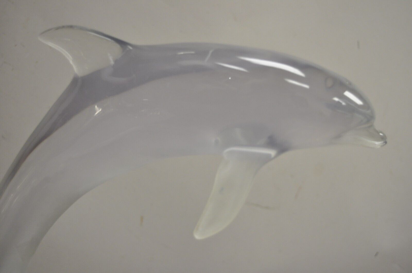 Donjo Acrylic Lucite Dolphin 22" Statue Sculpture 394/750 Modern Figure