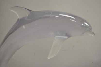 Donjo Acrylic Lucite Dolphin 22" Statue Sculpture 394/750 Modern Figure