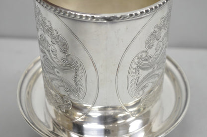 Vintage Viners of Sheffield English Regency Silver Plated Wine Bottle Coaster