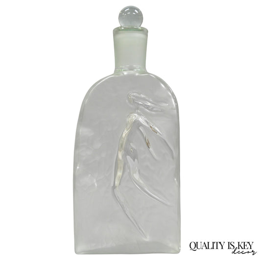 Vintage Large 14" Glass Dummy Bottle “Fleur d’ Eau” by Rochas Perfume Display