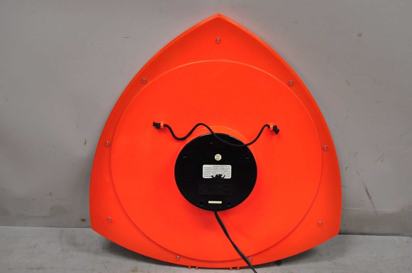 Vintage 1996 Rabbit Tanaka Lumaseries CyberSpace Red Kinetic Wall Art Sculpture